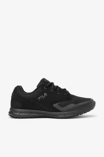 Fila Homme Memory Layers Evo Slip Resistant Shoe Blk/Blk/Blk Fila France BRF-904571